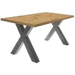 Mäusbacher Esstisch Big System Holzoptik Asteiche 180 x 90 cm