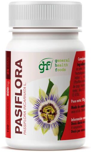 GHF Passionflower 500mg 100 tablets 55 gr