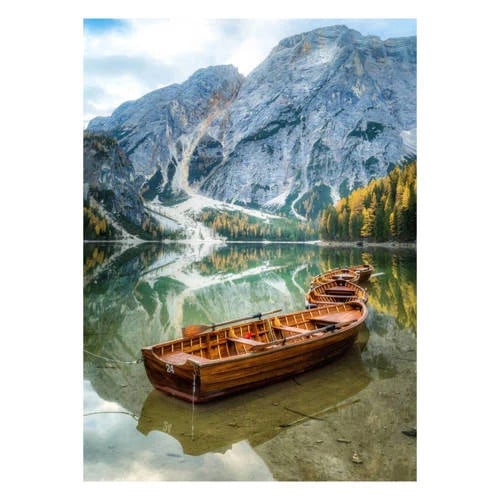 Poster met lijst van Poster & Frame - Stefan Gunnarsson - Lago di Braies - 30 x 40 cm