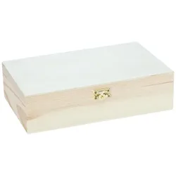 Rundstricknadel-Box aus Holz, 22 x 13,5 x 6 cm