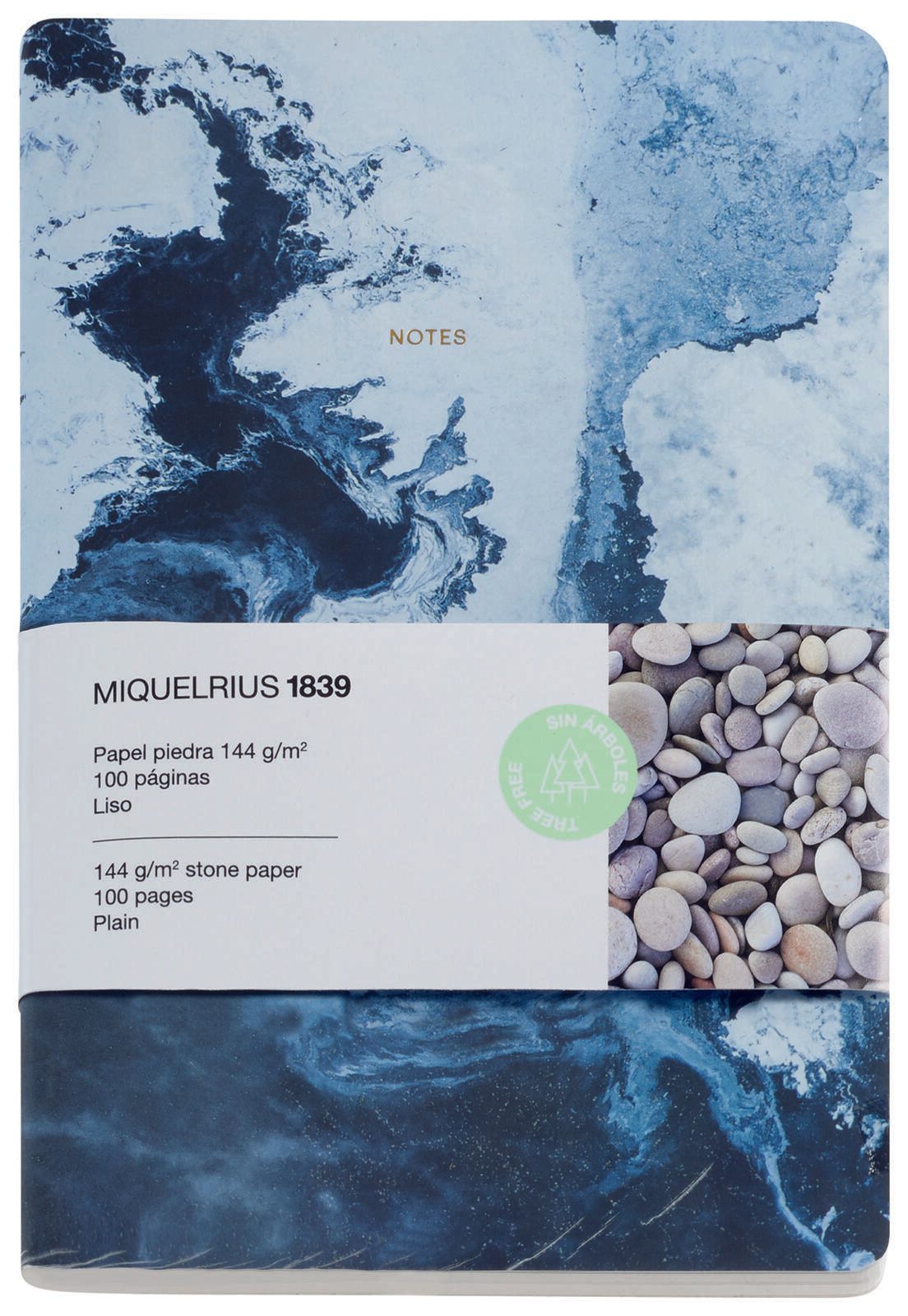 MIQUELRIUS Notizbuch Stone Paper blau A822037