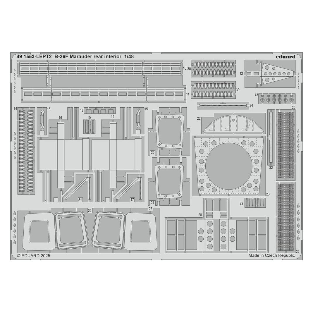 Eduard B-26F Marauder PART II for ICM (BIG49465)