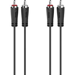 hama 00205258 Audio-Kabel, 2 Cinch-Stecker - 2 Cinch-Stecker, 3,0 m