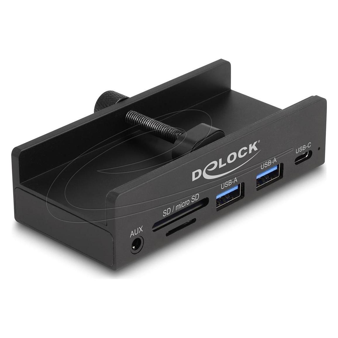 Delock Externer USB 5 Gbps 3 Port Hub 2 x USB Typ-A, 1 x USB (3 Ports) (64285)
