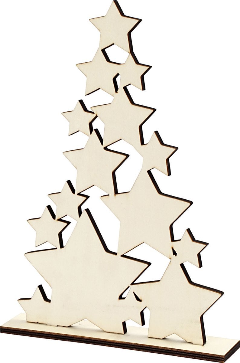Creativ Company Houten Kerstboom voor op tafel