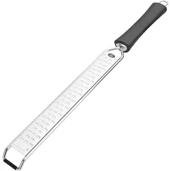 Lacor Lange, dicke Reibe aus Edelstahl, Küchenreibe, Silber