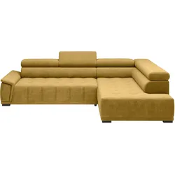 Ecksofa Gremio Rechts Senfgelb