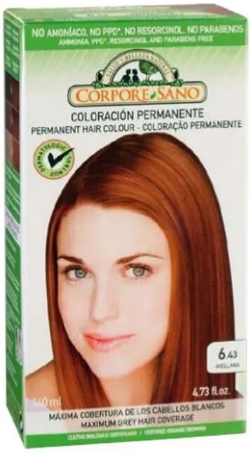 Corpore Sano TINTA PERMANENTE AVELÃ Nº 6.43 140ml