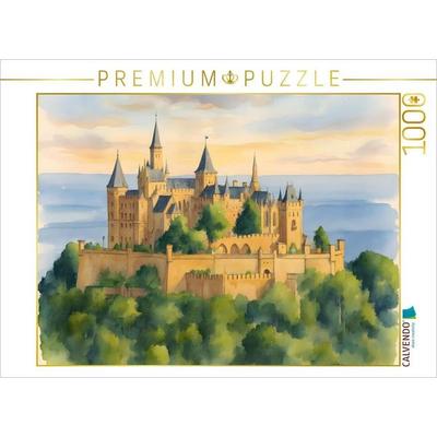 CALVENDO Puzzle Burg Hohenzollern | 1000 Teile Lege-Größe 64x48cm Foto-Puzzle für glückliche Stunden