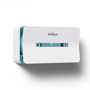 Satino Toilettenpapierspender Hyginity Centerfeed, 333414, CF2, aus Kunststoff, für 2 Jumbo Rollen, weiß