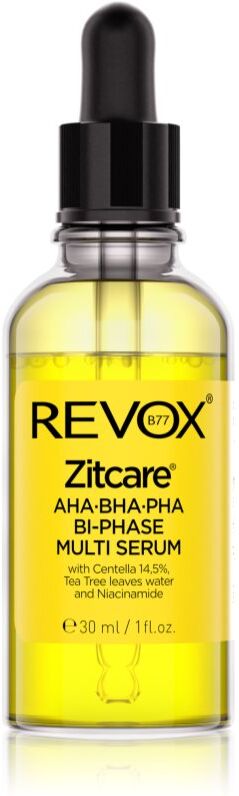 Revox B77 Zitcare AHA BHA PHA Bi-Phase Multi Serum two-phase serum to smooth and mattify your skin 30 ml
