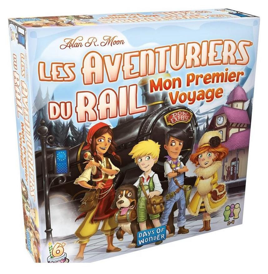 Asmodee De Avonturiers van het Spoor Europa: Mijn Eerste Reis Bordspel