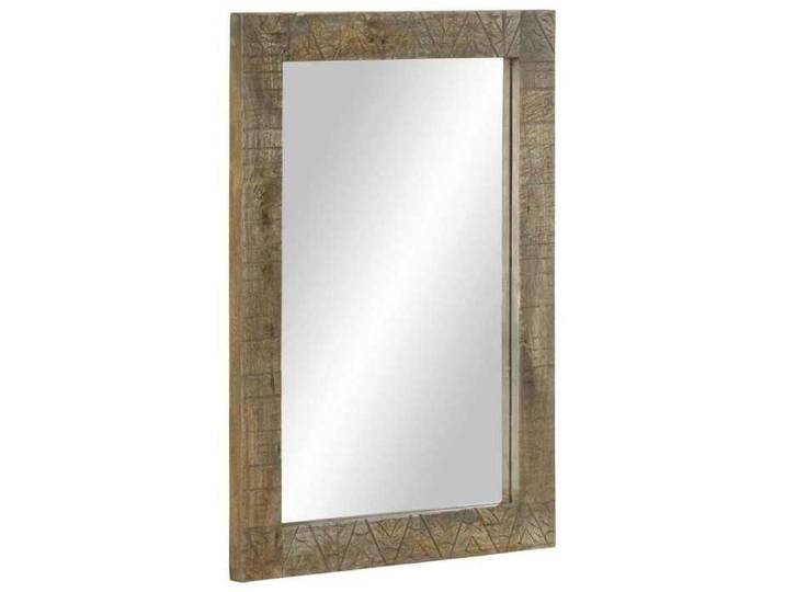 Miroir de salle de bain 50x2 5x70 cm bois de manguier massif miroir miroir de courtoisie miroir suspendu 4017823