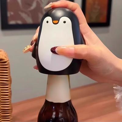 Inspire Daily Merch Penguin Stainless Steel Wine Opener With Magnetic Beer Bottle Opener Unique Corkscrew Bar Tool Penguin Stainless Steel Wine Opener With Magnetic Beer Bottle Opener Unique Corkscrew Bar Tool