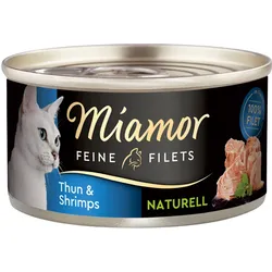 Miamor Feine Filets naturelle in Thunfisch & Shrimps 24x80 g