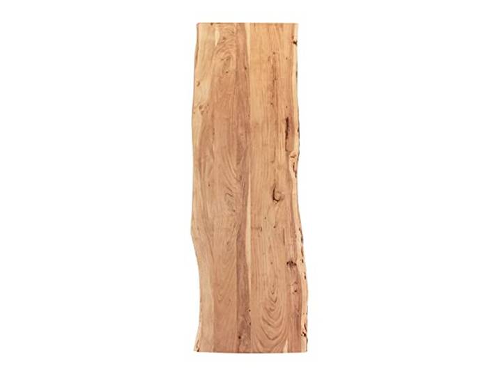 SAM Holzplatte Toni 180x60 cm Akazie natur lackiert Baumkante Tischplatte Baumkanten-Platte, Akazienholz naturfarben massiv, für Heimwerker, Arbeitsplatten, Tische & Fensterbretter