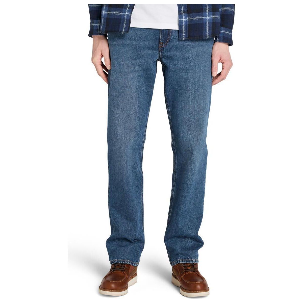 Timberland Mens Denim Straight mid indigo 34W 34L TB0A6GM7A111-34W-34L