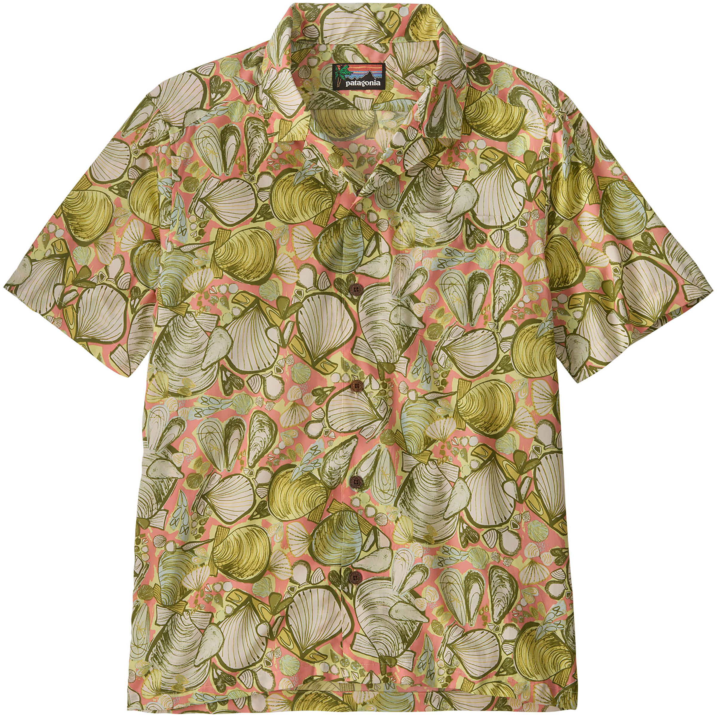 Patagonia Tidal Threads Herren Hemden beige Größe S Lifestyle Hautfreundlich Lyocell (Tencel)
