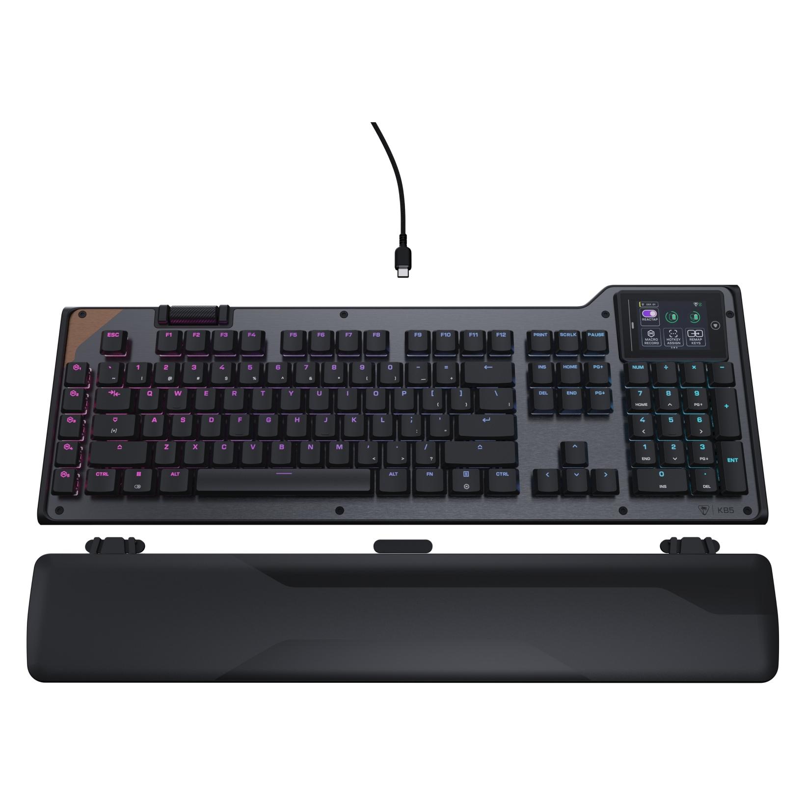 Turtle Beach Command Series KB5 - Kabelgebundene mechanische Full-Size-Tastatur, DE Layout (DE, Kabelgebunden) (TBK-1005-02-DE)