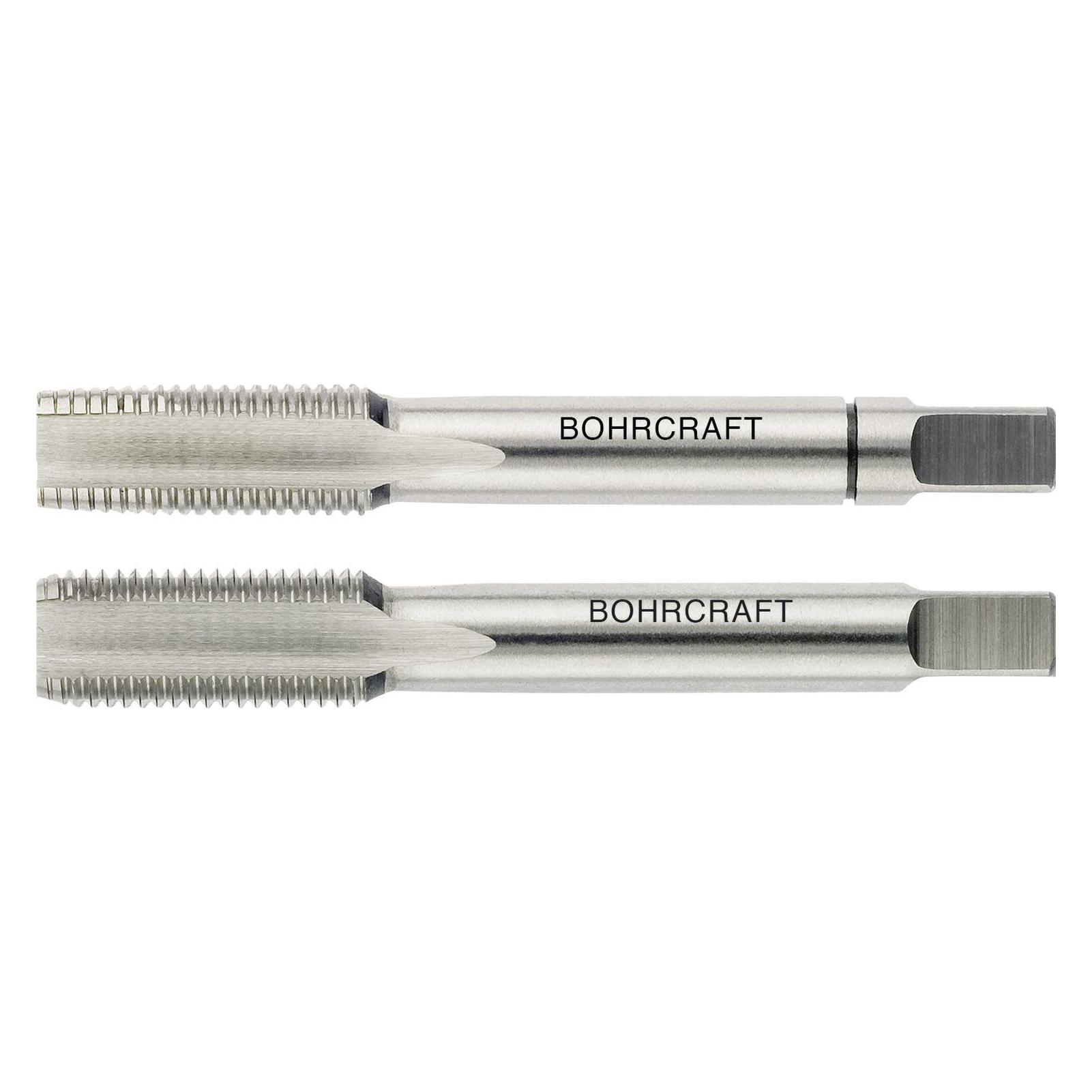 Bohrcraft Hand-Gewindebohrer-Satz HSSG DIN2181 6H metrisches Feingewinde 10x1.0 (42728837)