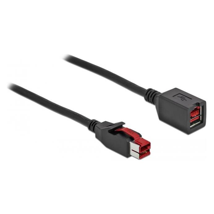 Delock PoweredUSB extension cable (1 m) (85985)