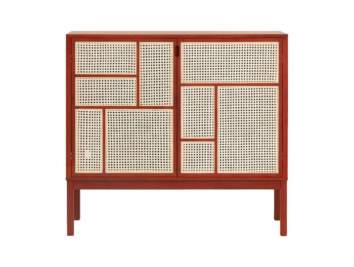 Design House Stockholm Air sideboard Red, 120x110 cm, mit Beinen