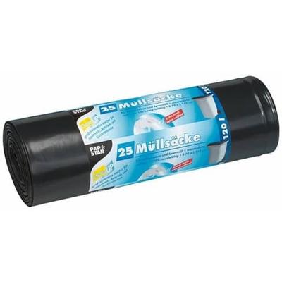 Papstar Müllsack 120 Liter LDPE schwarz 25 Stück
