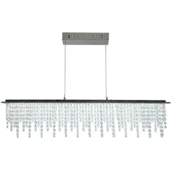 Näve LED Pendelleuchte "DIAMONDS" L: 120cm chrom