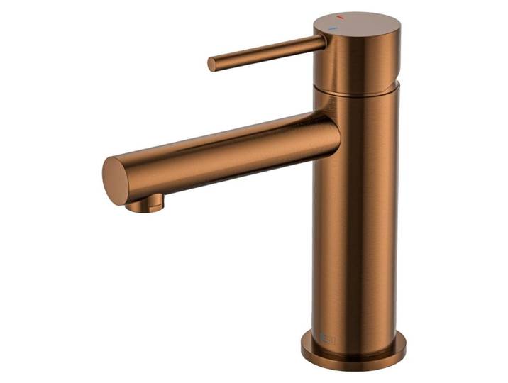 Luisa mitigeur lavabo bas cuivre brossé Essebagno
