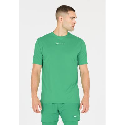 Funktionsshirt VIRTUS "Rey", Herren, Gr. XL, grün, 90% Polyester, 10% Elasthan, unifarben, normal, Rundhals, Shirts Funktionsshirt, aus Funktionsmaterial mit 4-Way-Stretch