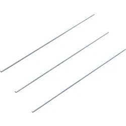 1000 Schafte für Kalenderaufhänger silber | 113 mm, Kunststoff, Stahl
