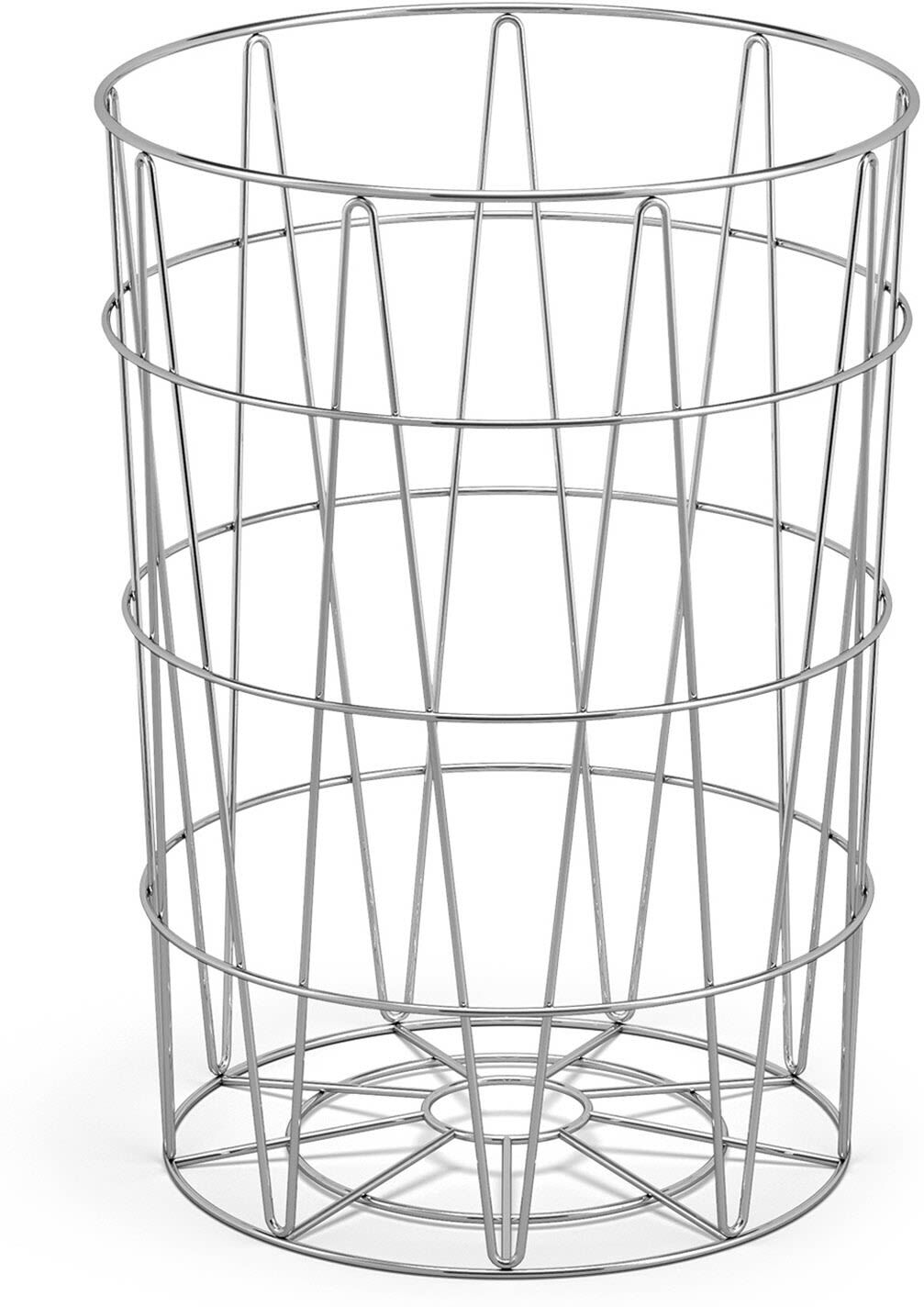 ZACK SATONE   Papierkorb, Accessoires, 40441, chrom