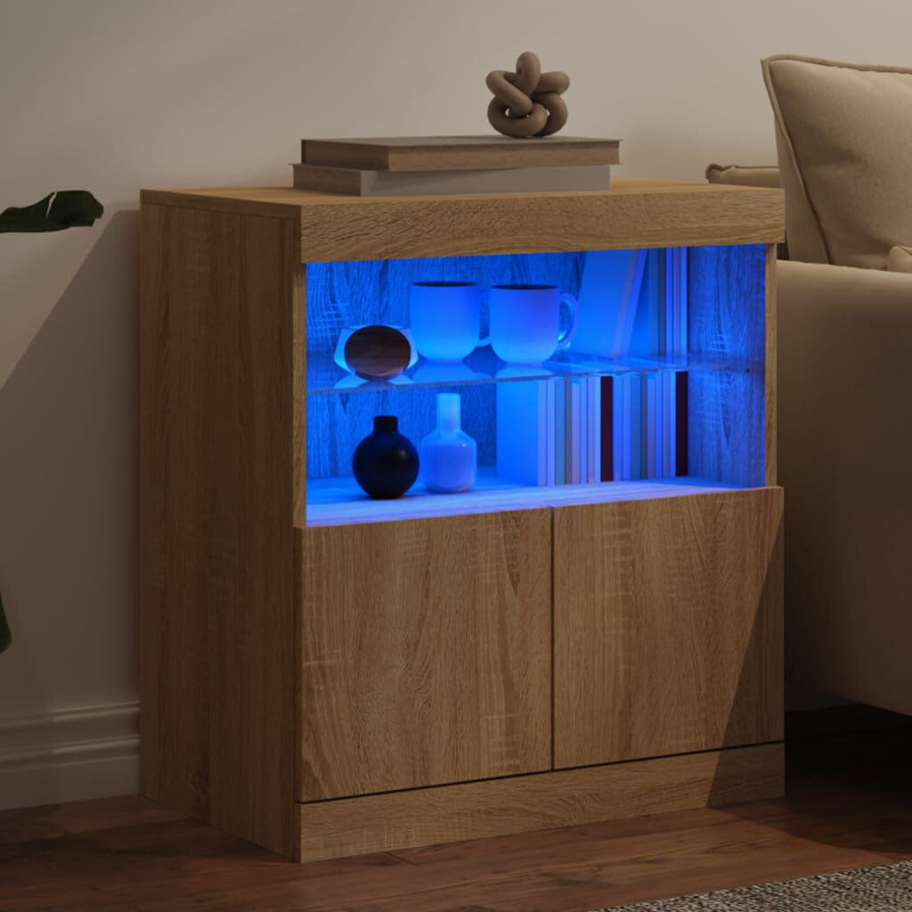 Metro Basilisa 60cm Sideboard Sonoma Oak 67cm H X 60cm W X 37cm D