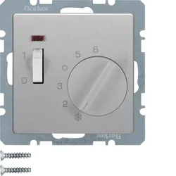 Berker 20306084 RTR Ö m Z-St Wip-Sch u Ln Q1 Alu Lack
