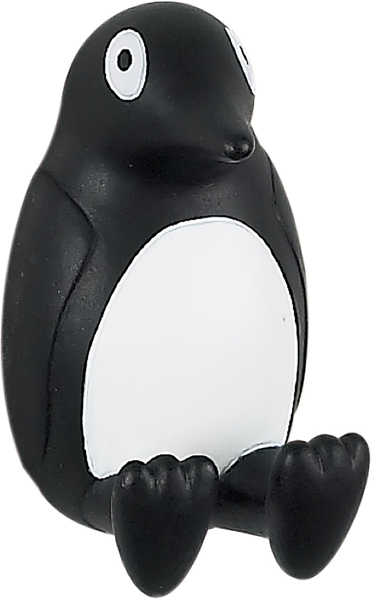 PINGU Handdoekhaak Wandhaak Badkamer – Handdoekhouder Muur van Polyresin met Gouden Afwerking – Decoratieve Wandhaak
