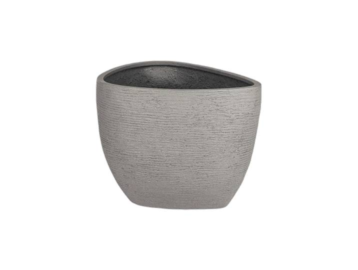 Hochwertiger In- & Outdoor Blumentopf „Ruvido Organic“, verschiedene Grössen Grau Luca Lifestyle