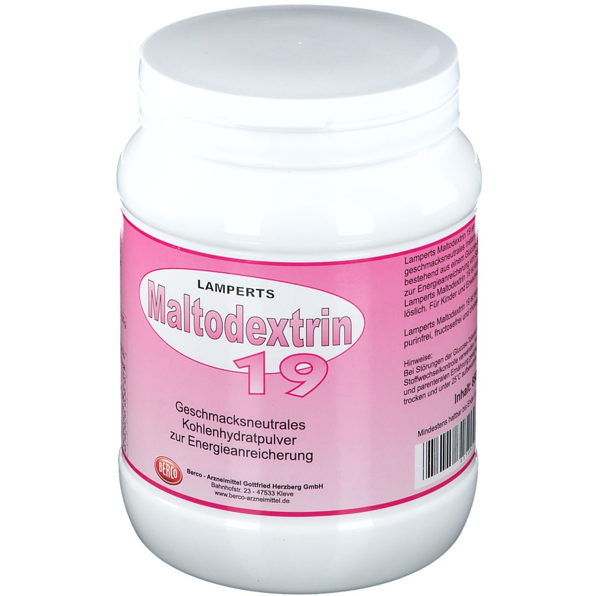 Maltodextrin 19 Lamperts Pulver 850 g