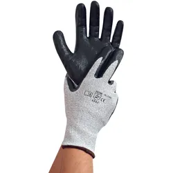 HYGOSTAR Schnittschutzhandschuhe Cut Craft 10 grau