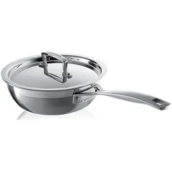 Le Creuset 3-PLY SAUTEPFANNE 20 CM AH, Pfanne + Kochtopf, Silber