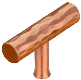 Akicon Copper Kitchen T Bar Cabinet Pulls 100% Solid Brass Drawer Knob (10-PACK)