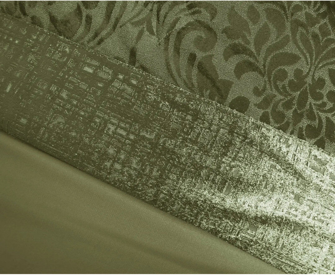 Quality & Style Floral Bedspread with Pillow Shams Green Double Bedspread + 2 Standard Shams
