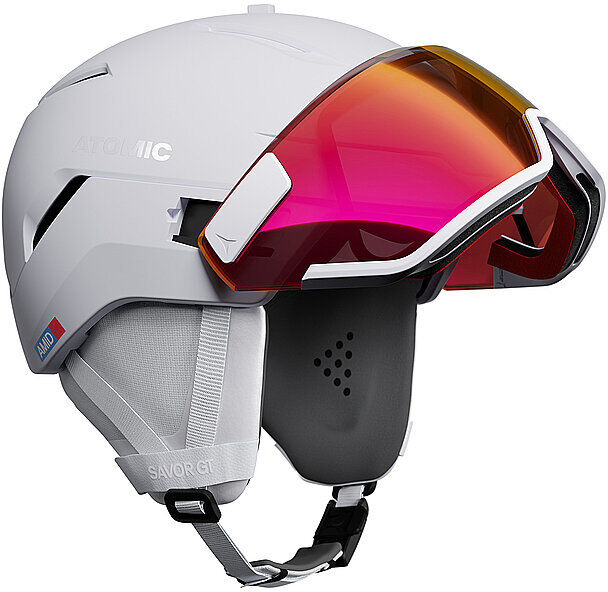 Atomic Skihelm SAVOR GT AMID VISOR PHOTO weiss   51-55CM B