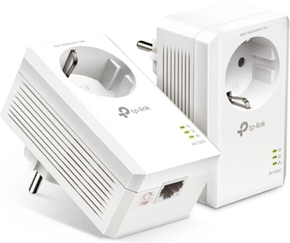 TP-LINK TL-PA7017P KIT AV1000 Gigabit Passthrough Powerline
