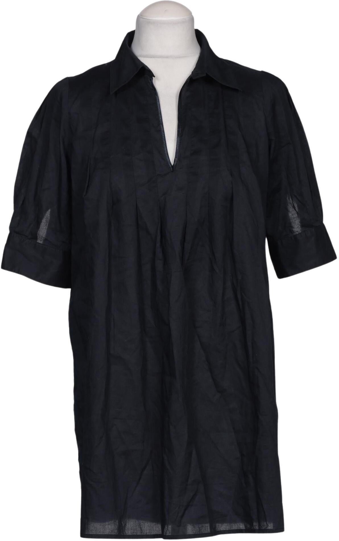 Bruuns Bazaar Damen Bluse, Marineblau, Gr. EU 36, Baumwolle - Second Hand