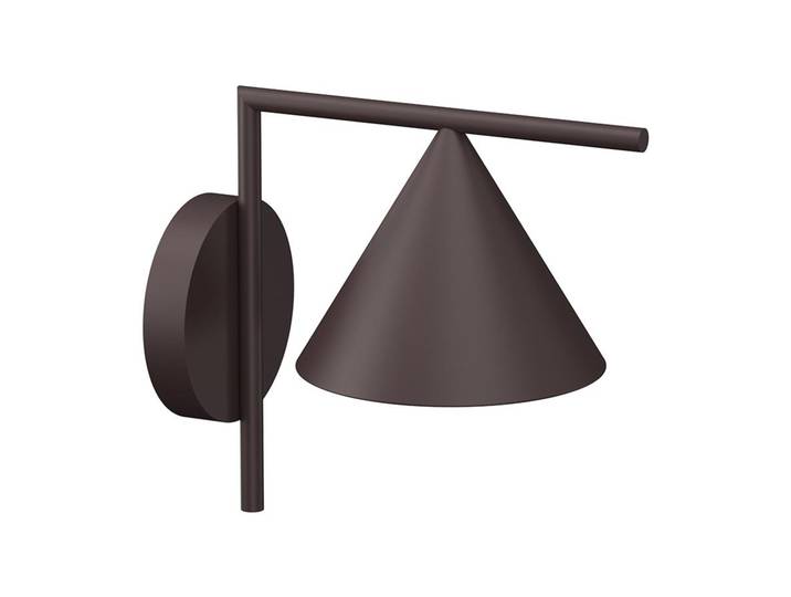 FLOS OUTDOOR lampe murale applique d'extérieur CAPTAIN FLINT WALL OUTDOOR 3000K (Deep brown - Métal)