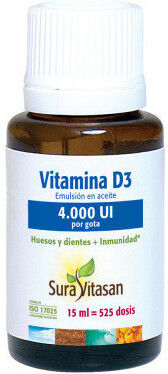 Sura Vitasan Vitamin D3 4,000 IU 15 ml