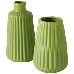 Boltze Vase Esko 2er-Set, Grün