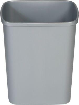 Abfallsammler Probbax, 25 l Volumen, rechteckig, Polypropylen, grau