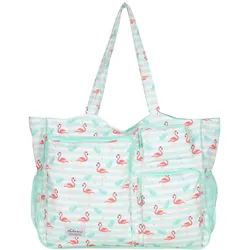 Fabrizio Strandtasche XXL 50443 stripes and flamingos - 41