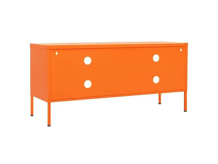 Joli & Fonctionnel -(Orange)Support média - Meuble TV - Table TV - Orange 105x35x50cm - Acier - MEUBLE HIFI jgk234044